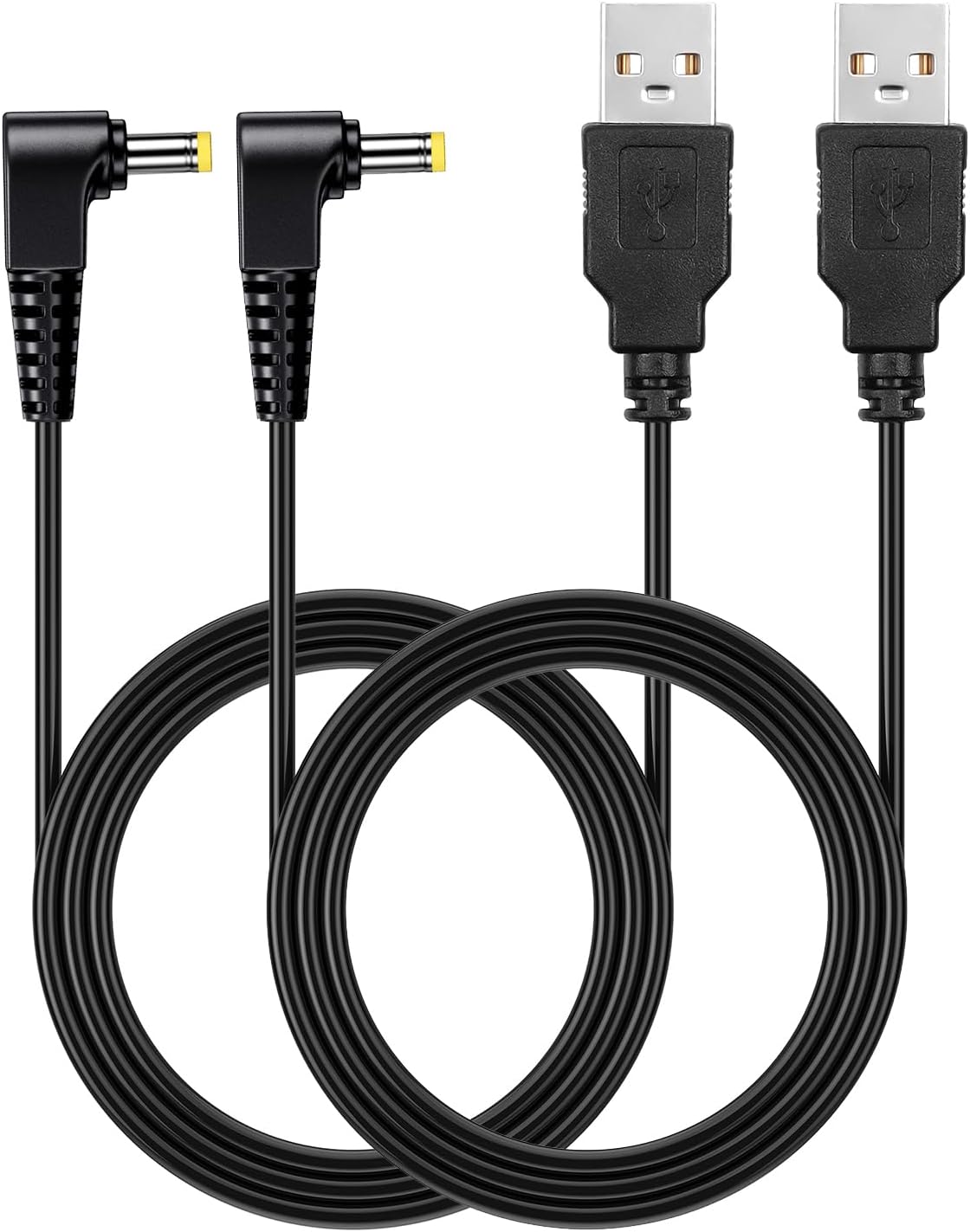 (2-Pack) USB Charger Cable for PSP 1000/2000/3000, 1.2m/4ft Fast Charging Cord, PVC Jacket & 24AWG Pure Copper Core