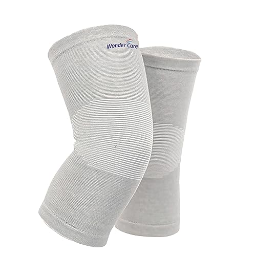 Wonder Care 2-Pack Bamboo Knee Compression Sleeve for Men and