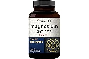 NatureBell Magnesium Glycinate 500mg | 240 Caps