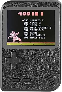 Handheld Game Console with 400 Classical FC Games Console 2.8-Inch Color Screen,Gift Christmas Birthday Presents for Kids,...