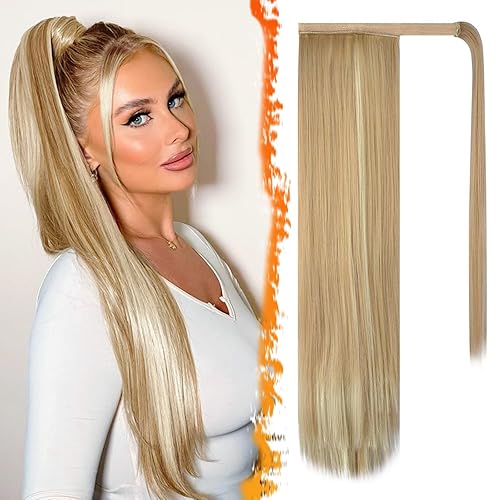 Miniatura 68 de BARSDAR Short Straight Ponytail Extension - 14 Inch Drawstring Black Ponytail Hair Extensions for Women - Synthetic Fake Pony Tails Hairpieces Clip