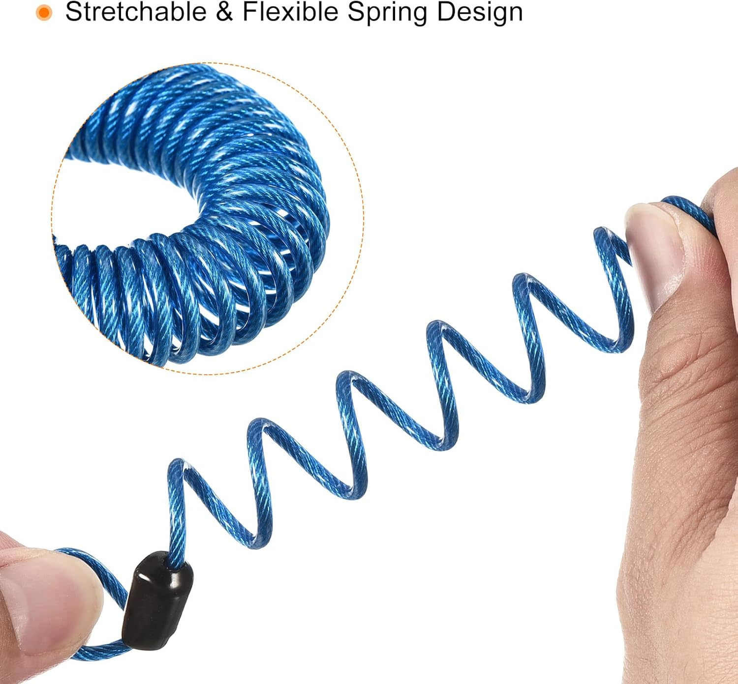 Cavo Di Sicurezza In Acciaio 3.5mm X 1.5m - Per Bici, Bagagli E Oggetti Di Valore - Foto 8