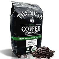 Vista 15 de The Bean Organic Coffee Company Premium Espresso, tostado oscuro, café en grano entero, bolsa de 16 onzas