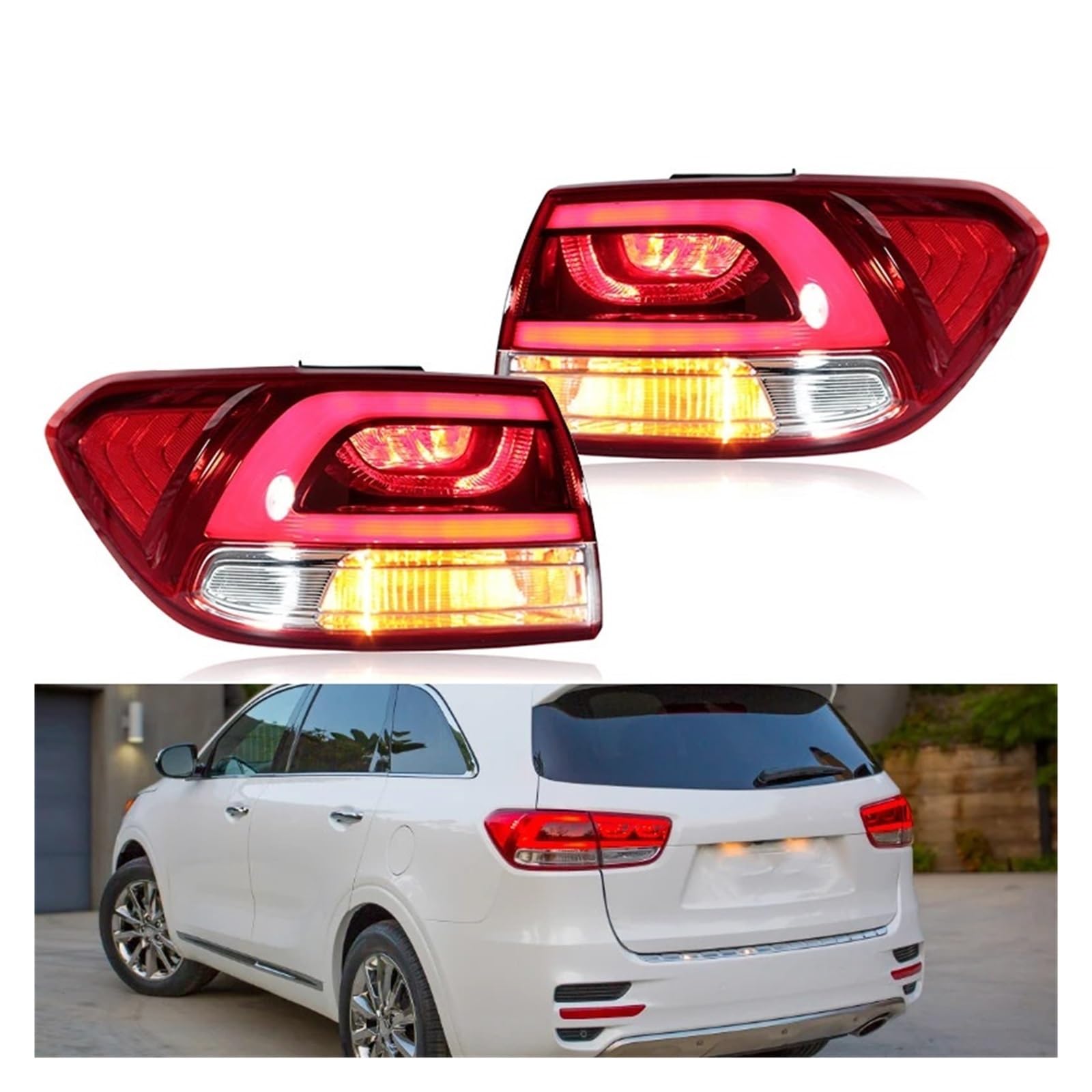 GENUINE PARTS LED TAIL LIGHT LAMP 4PCS FOR KIA SORENTO 2016 2019