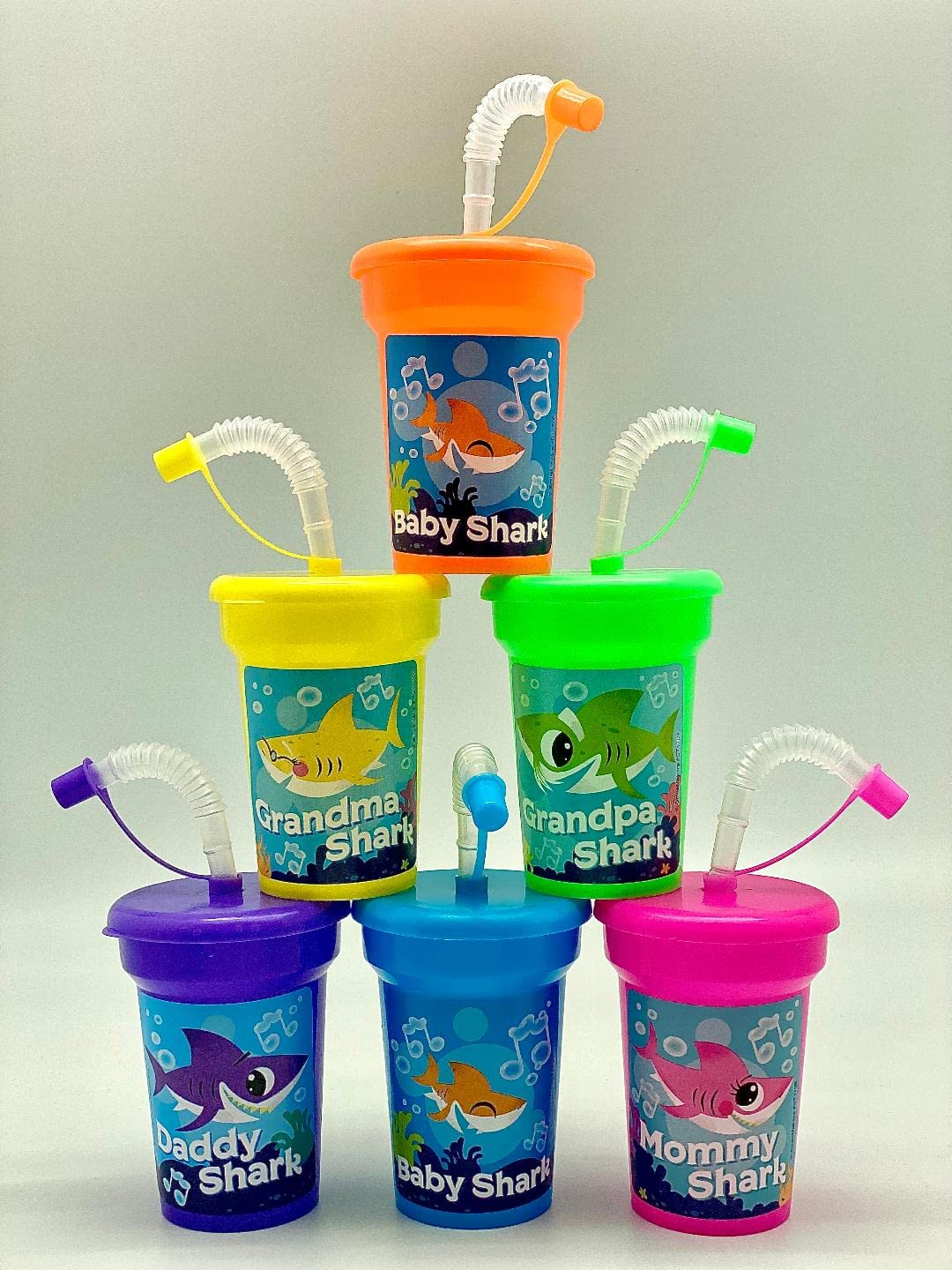 Create Your Own ''Baby Shark'' Sipper Cups