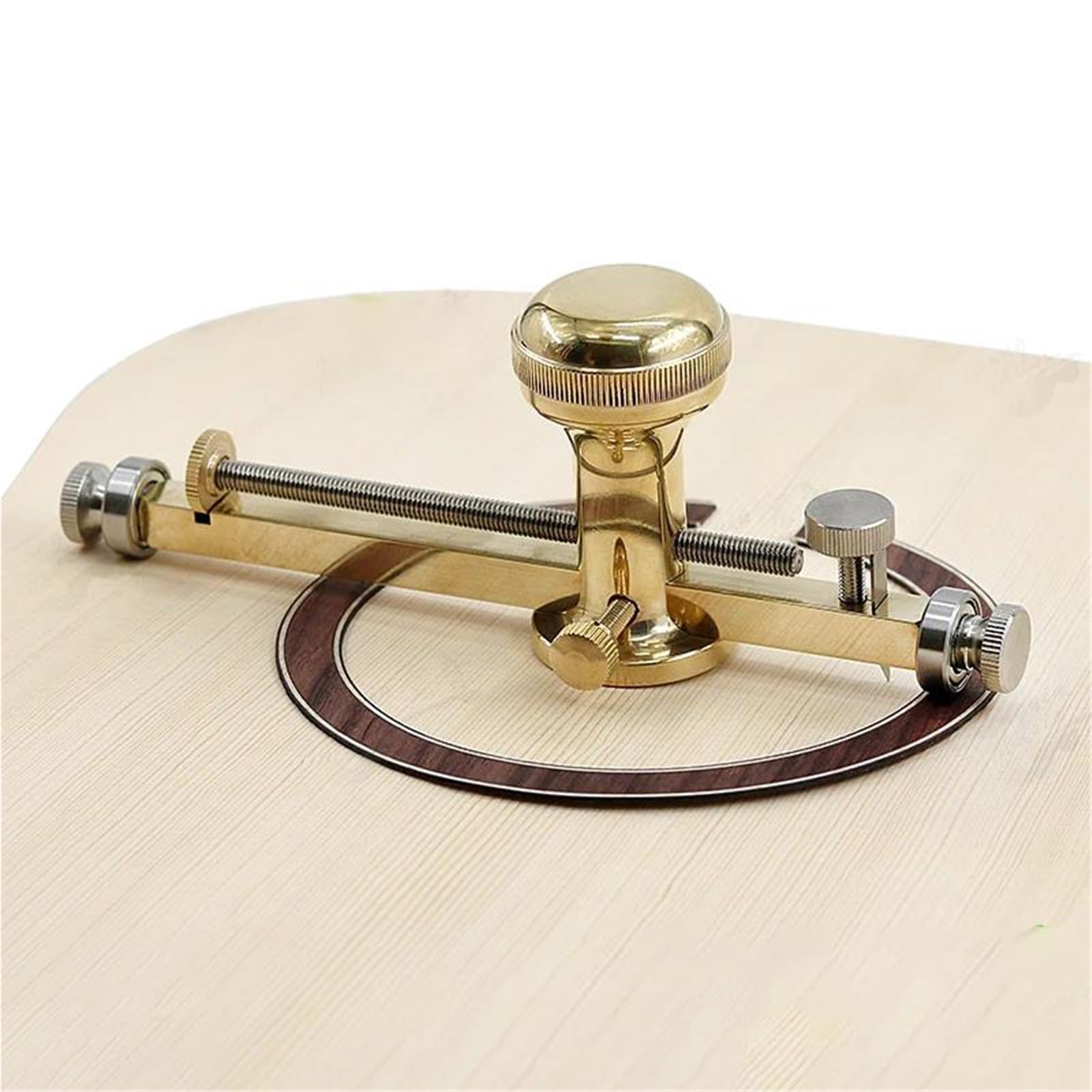 Juego Herramientas Ajuste Guitarra Herramienta De Fabricación Instrumentos Musicales Clásicos Y Folclóricos Para Ajustar Anillos Boca Guitarra Manual(Copper)