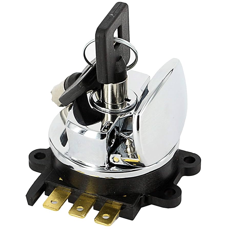 MICHEL  - うづうづ Round Key Ignition Switch for 93-13 Harley-Davidson Big Twin