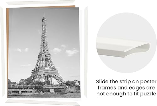 Miniatura 5 de upsimples Marco blanco de 12 x 16 pulgadas, paquete de 3 marcos de fotos de 12 x 16 pulgadas para montaje en pared horizontal o vertical, a prueba