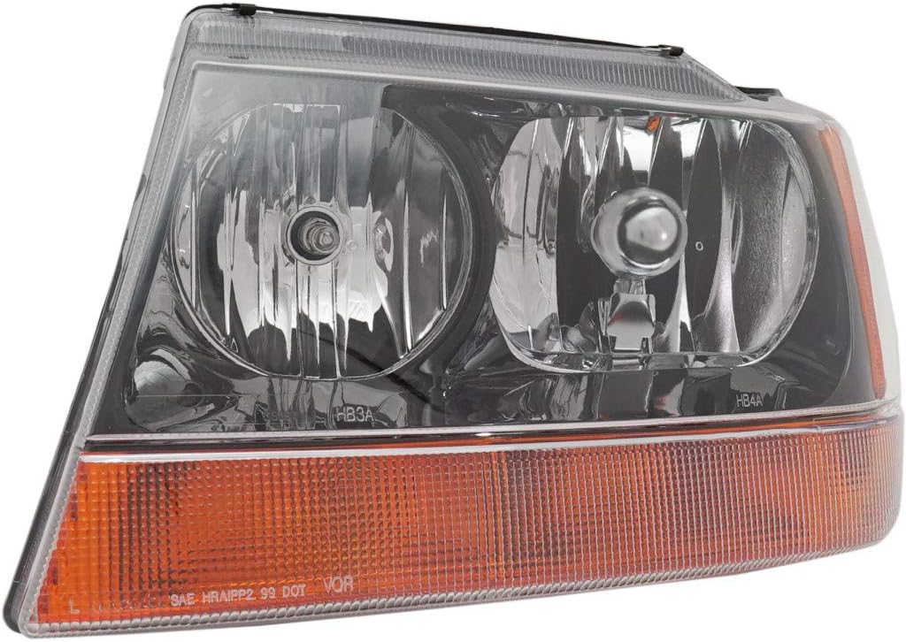 CarLights360 For Jeep Grand-Cherokee 1999-2004 Headlight Assembly Laredo Driver Side DOT Certified CH2502138N