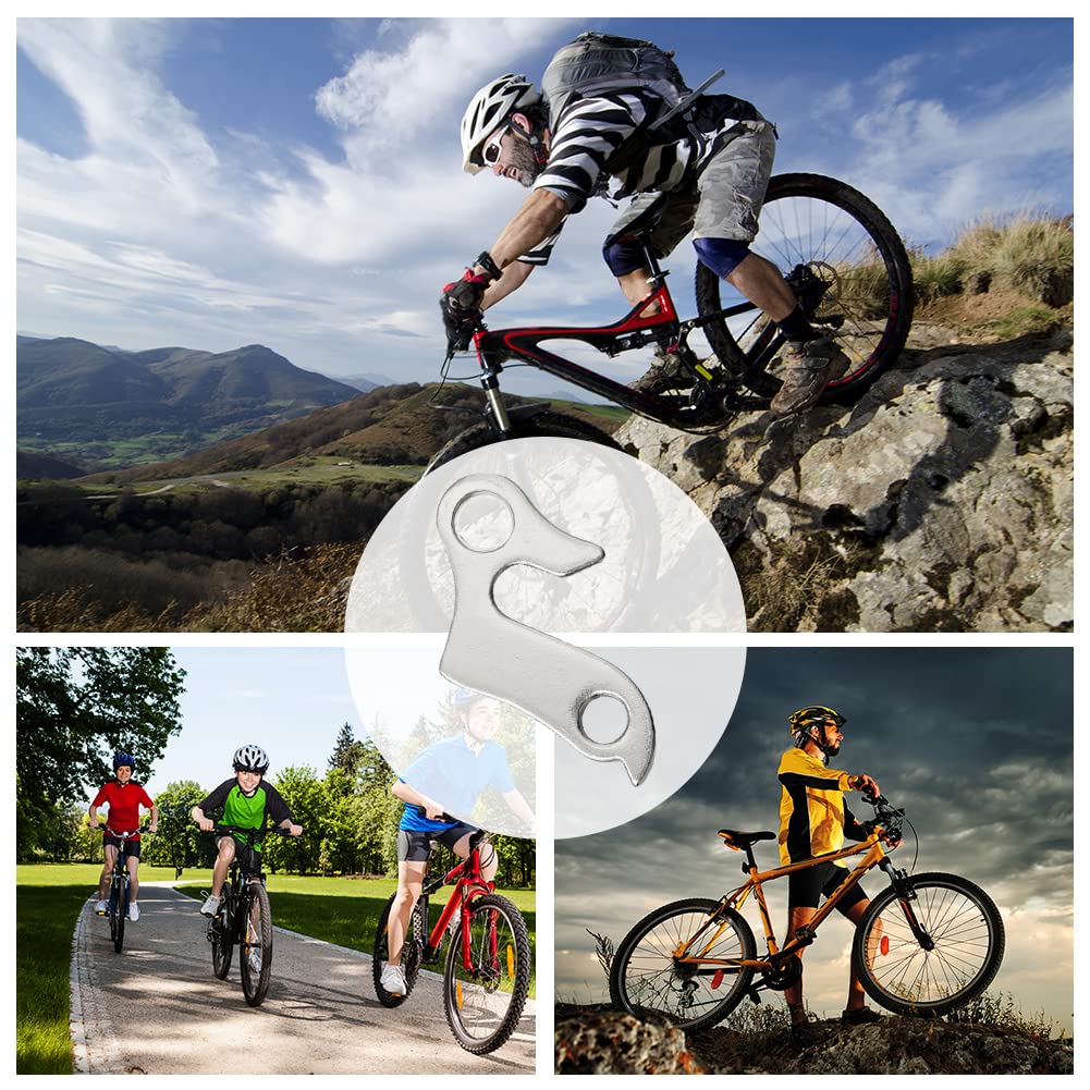 Forcellino Cambio Deragliatore per Bicicletta, Forcellino Cambio MTB Forcellino, Gancio per Cambio Posteriore per MTB Mountain Road Bike(Argento)