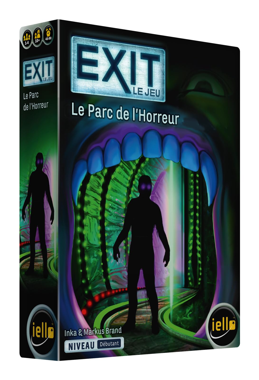 IELLO EXIT The Amusement Park of Horrors – Beginner Escape Game for 1 to 4 Players, Ages 12+
