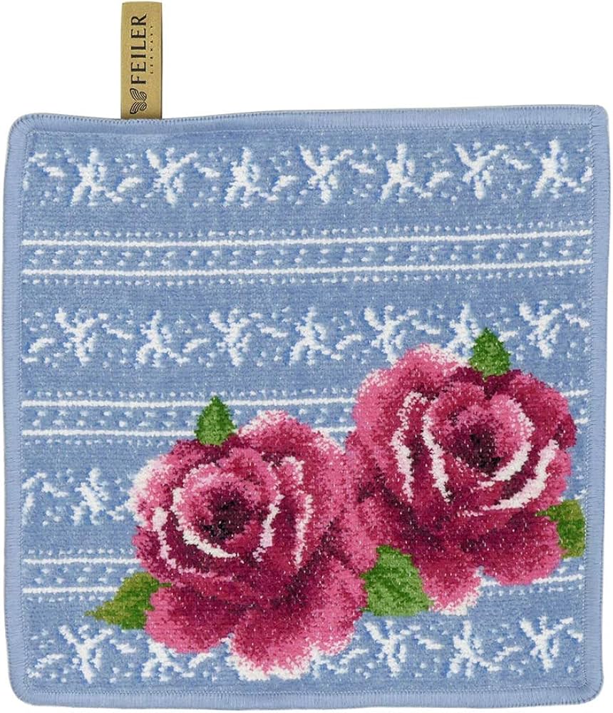 新品 未使用 タグ付き LOEWE ロエベ タオル ハンカチ ターコイズ