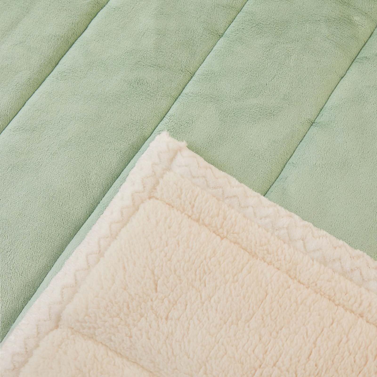 Manta Sherpa Franela Reversible Suave, Manta de Lana de Cordero Transpirable Invierno, Cálida y Mullida Manta Cama, Manta Polar Gruesa, Fácil de Limpiar, para Sofás Dormitorio