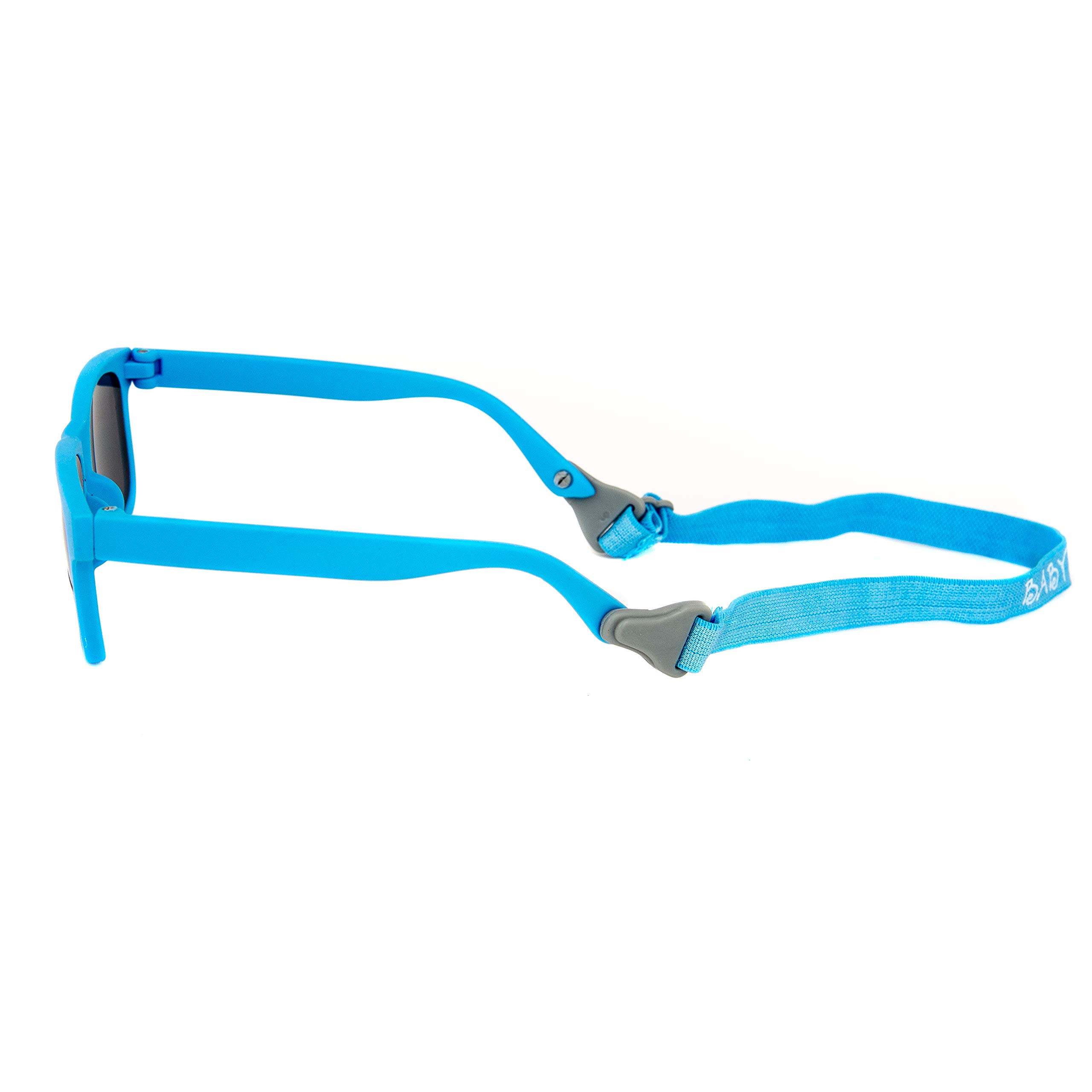 Baby Solo Babyfarer Sonnenbrille für Babys, Kleinkinder, Neugeborene, strapazierfähige Hülle im Lieferumfang enthalten - - 0-24 Monate