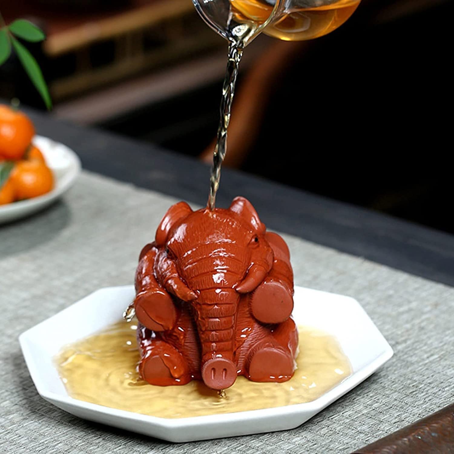 Statua portafortuna, decorazioni for la casa, scultura di elefante Ruyi di buon auspicio, animale domestico creativo for il tè, scultura di figurine di piccoli animali Feng Shui, regali di inaugurazio
