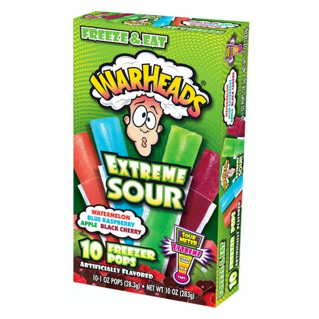 Extreme sour-Warheads Freezer Pops 8 Boxes With 10 Pops Per Box, Watermelon - 0.01 Ounces (B0087LDOIY) Amazon Price History, Amazon Price Tracker