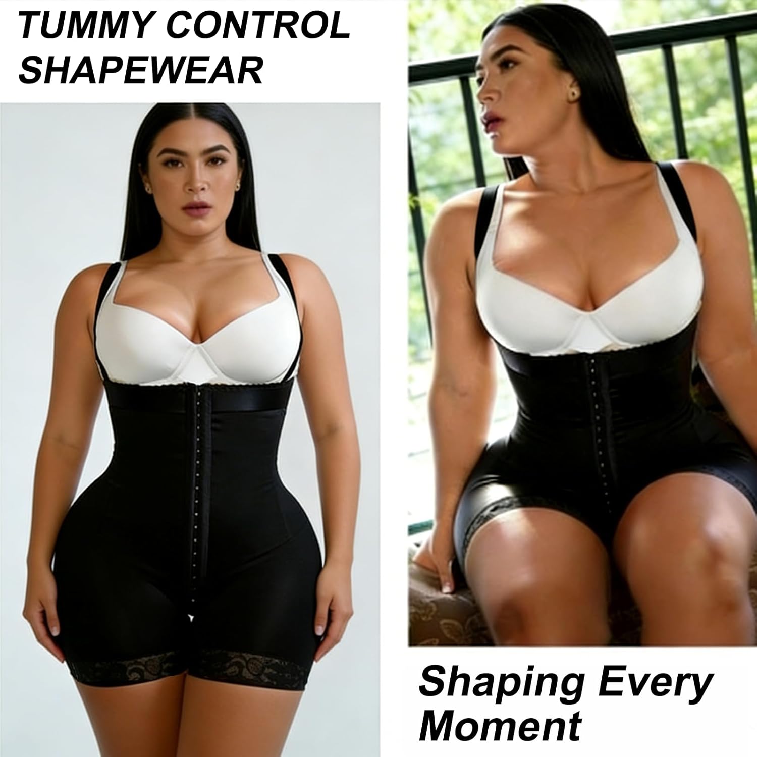 Fajas Colombianas Shapewear for Women, Tummy Control Body Shaper & Butt Lifting Bodysuit for Daily Wear - Image 4