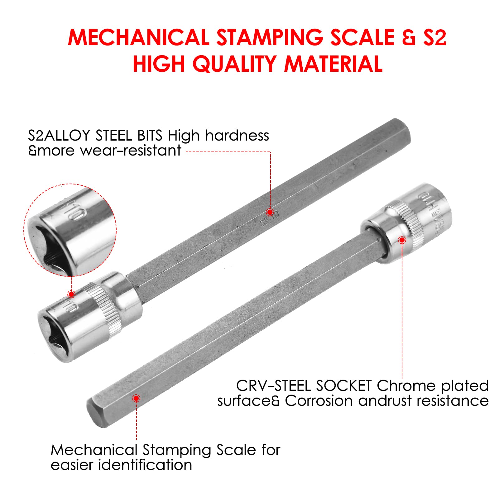 Produttore Di Chiavi Esagonali Da 3mm 50 Pezzi, Chiave A Brugola Con Presa Metrica, H002 - Foto 9