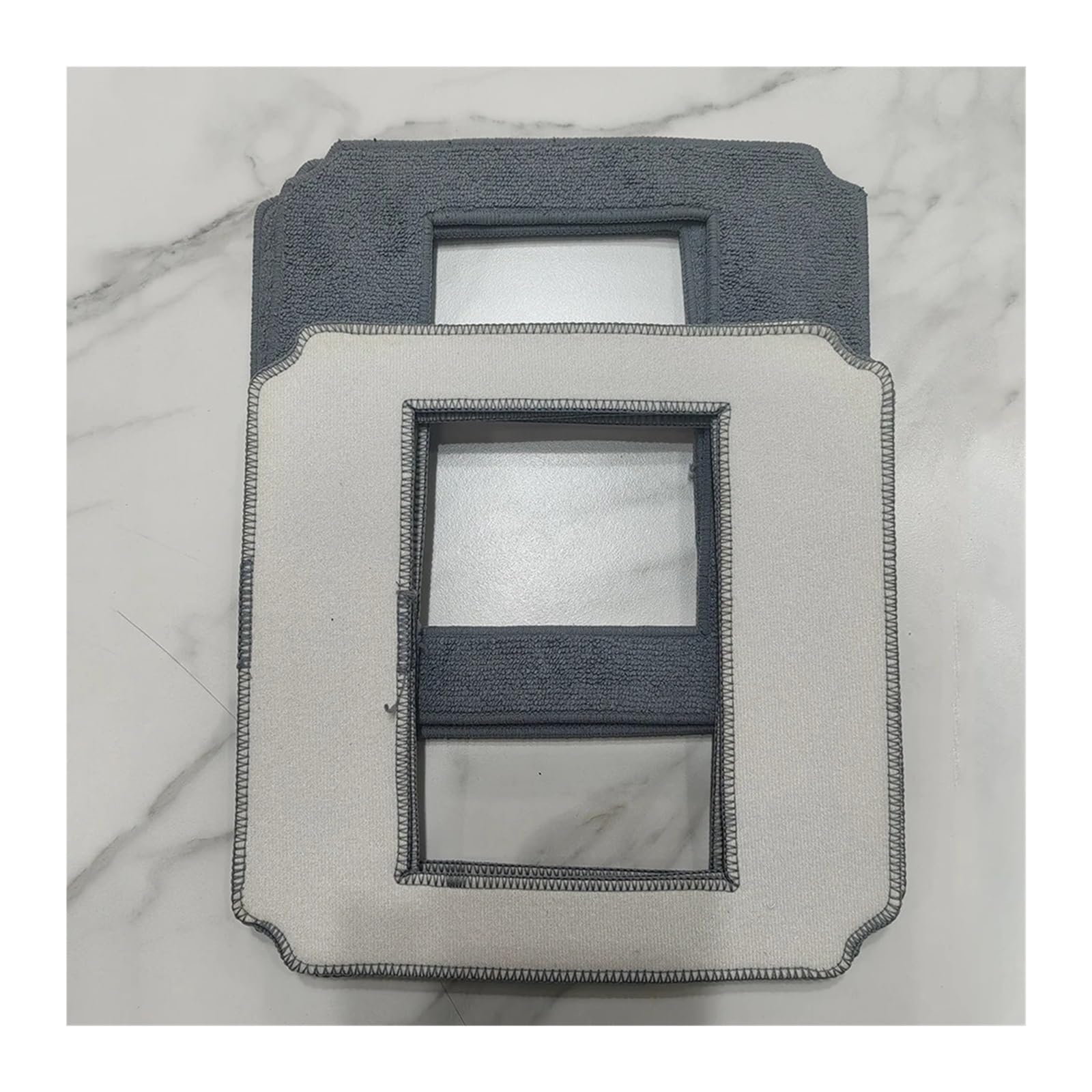 24x24cm Fensterreiniger-Roboter-Mikrofaser-Wischtuch, Kompatibel for Windobot, S6 Ultra, Waschbare Glas-Ersatzlappen