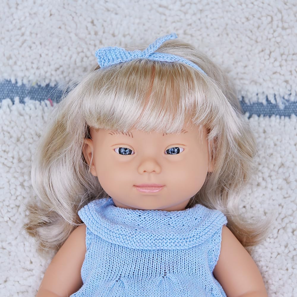 Amazon | Miniland ベビードール 15インチ 白人ブロンドガール