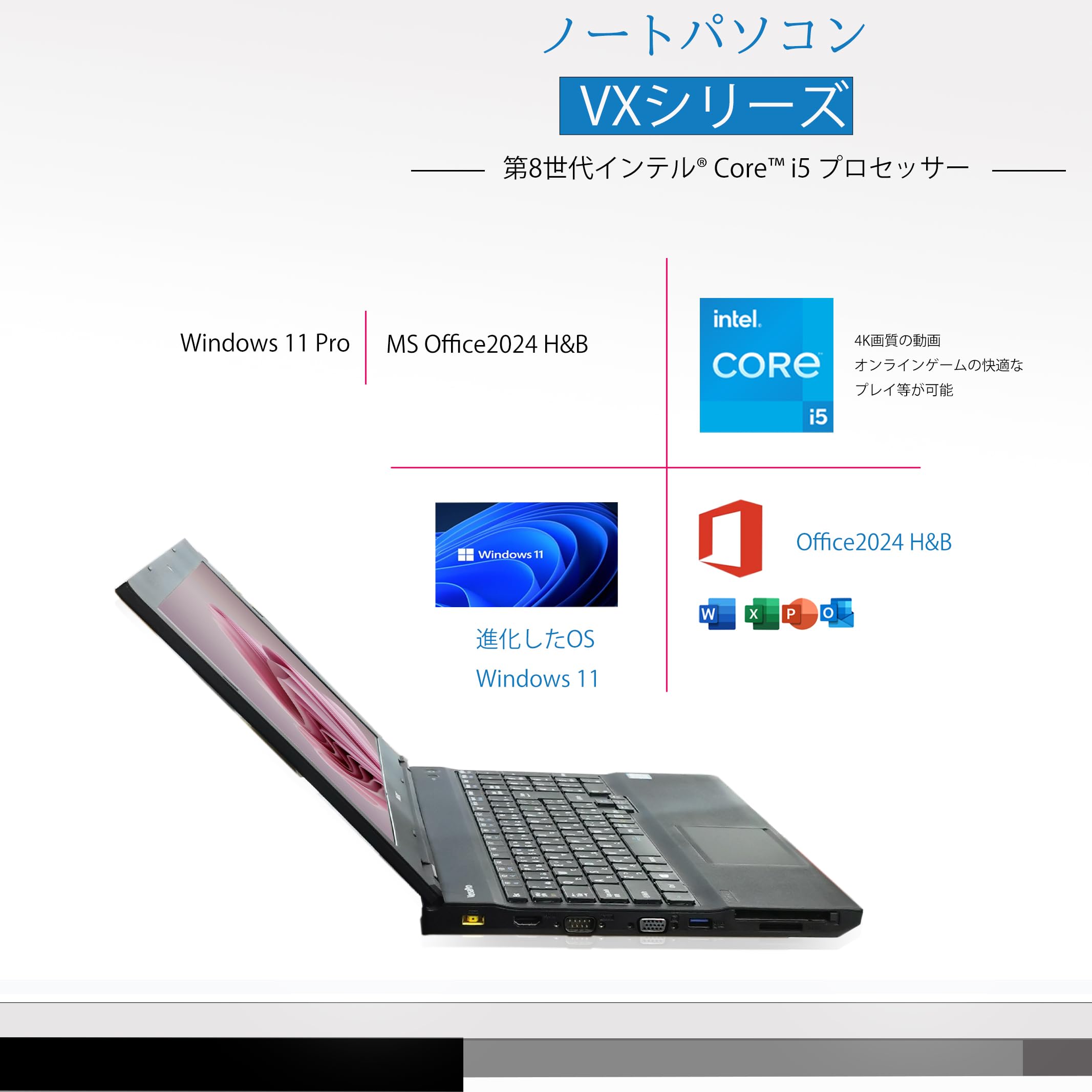 Amazon.co.jp: 【整備済み品】15.6インチ ノートパソコン カメラ内蔵