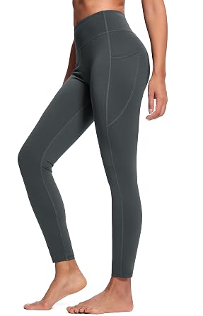 SEVEGO Tall Womens 30"/32"/34"/36" Yoga Leggings High Waist Workout Activewear Pants with Pockets