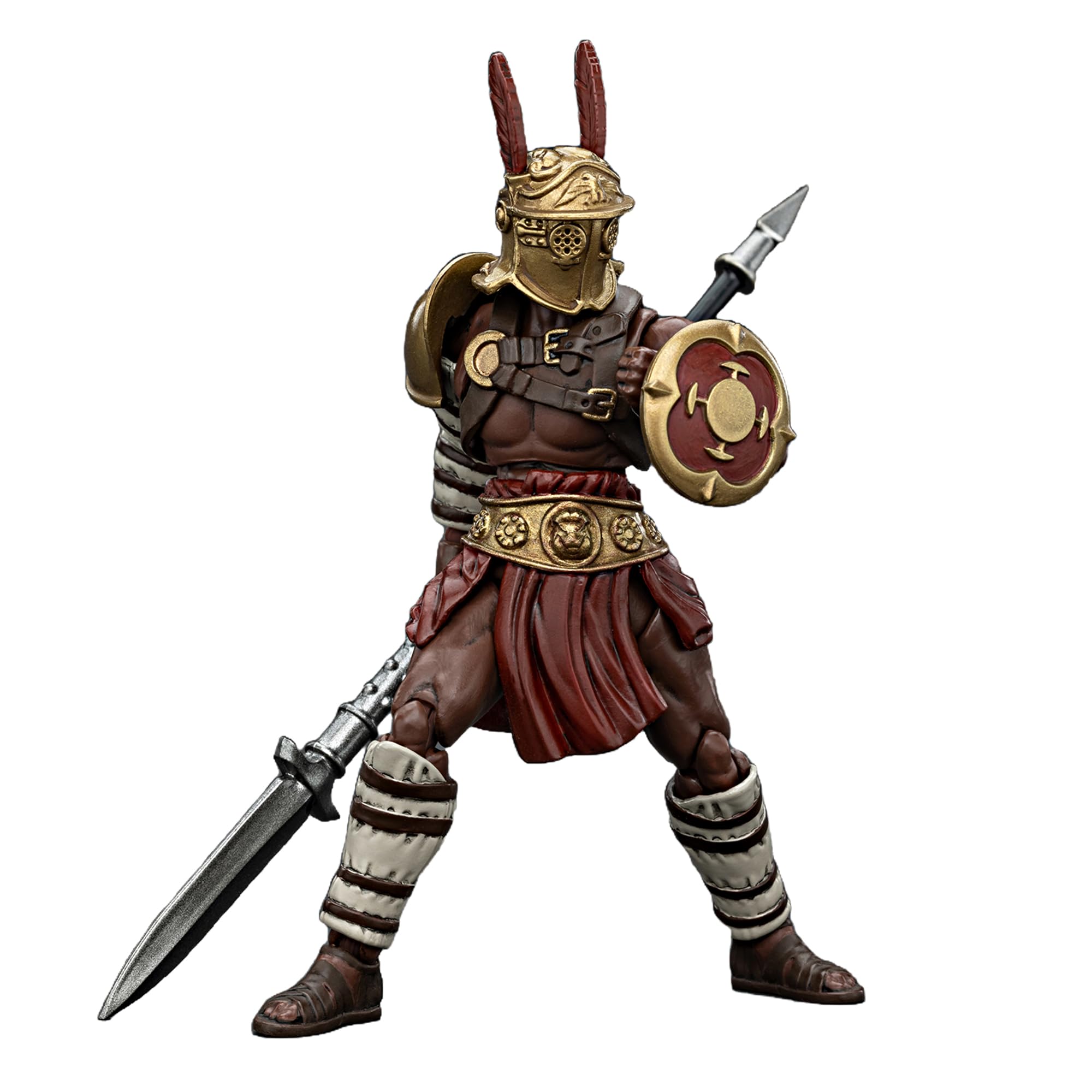TOYVERSE Joytoy 1/18 Action Figure Strife, Roman Gladiator Hoplomachus, Mobile Joints Character Model, 10.8 cm, 15 Years and Older
