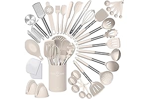 Umite Chef 43-Piece Silicone Kitchen Cooking Utensil Set