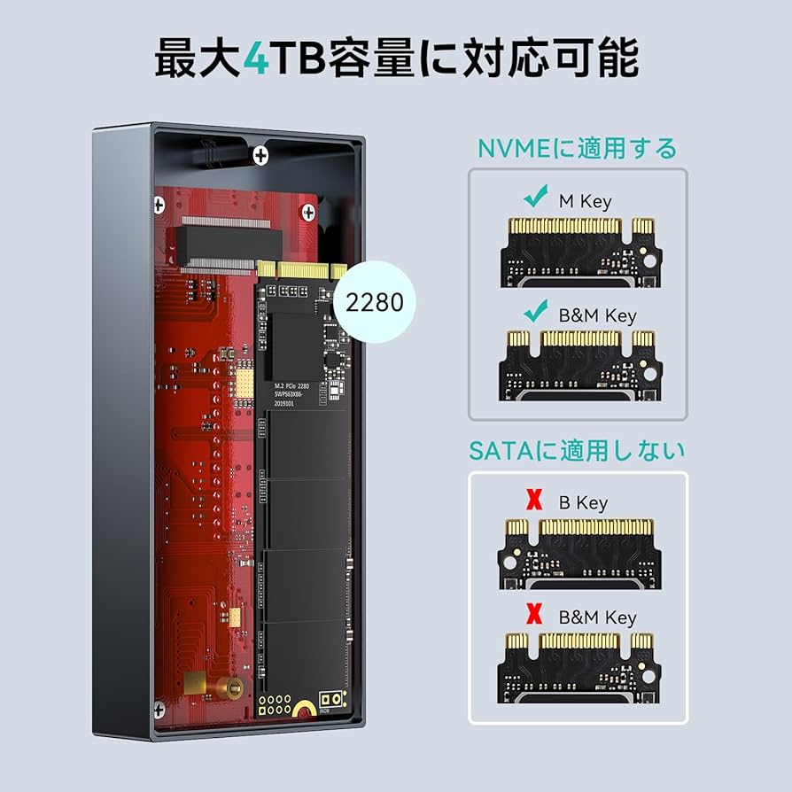 外付けハードディスク・ドライブ Yottamaster YK20 Mini 2TB SSD