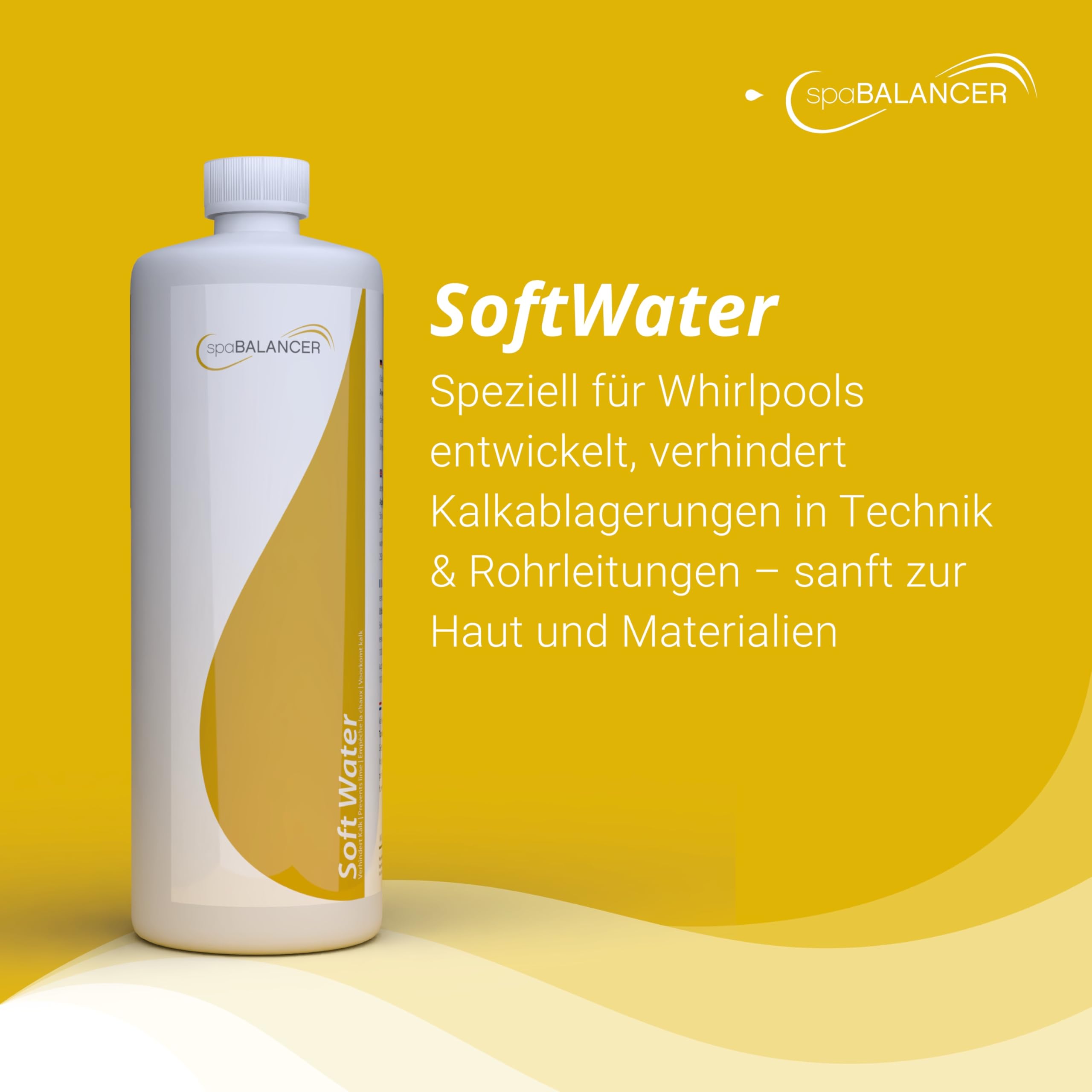 SpaBalancer Whirlpool Starter Set – Komplettes Wasserpflege Set für Whirlpool & Swim Spa – chlorfreie Spa Pflege, UltraShock, pH Minus, FilterClean, Pooltester – Cleverkauf