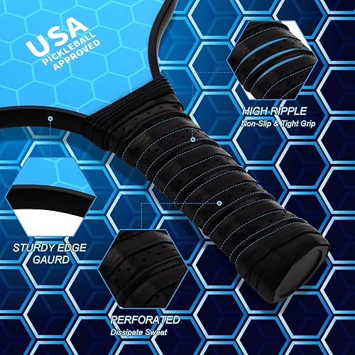 Miniatura 4 de Paleta de pickleball, palas de pickleball de fibra de vidrio aprobadas por USAPA, raqueta de pickleball con núcleo de panal de abeja, raquetas