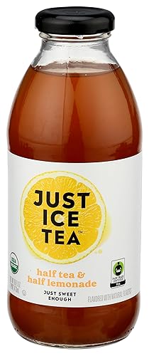Miniatura 4 de Eat The Change Just Ice Tea Organic Half Tea & Half Lemonade Tea, Kosher, 16 onzas líquidas (paquete de 12)