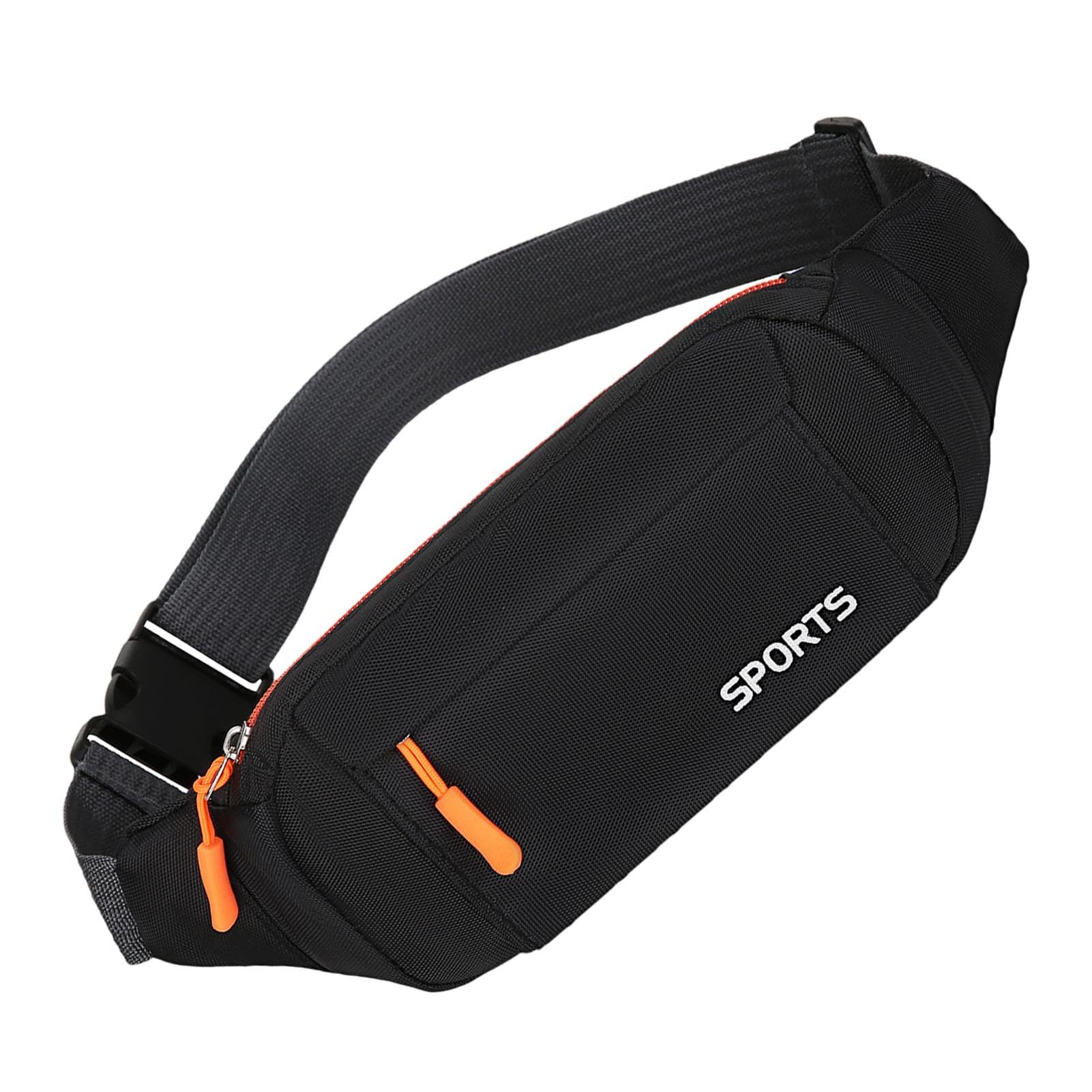 Bum Bag, Waist Bag, Fanny Pack, Sports Waist Pack, Waterproof Waist Pack, Portable Chest Shoulder Bag, Fashion Bum Bag With Adjustable Belt, Water Resistant Bum Bag For Sport Running Hiking, Black