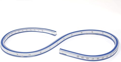 VViViD Plantillas de regla de acolchado (regla flexible de 24 pulgadas)