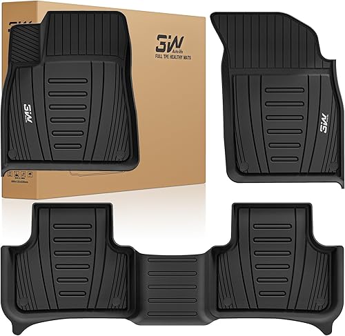 Miniatura 1 de 3W Alfombrillas para Audi Q7 2017-2024 y alfombrillas para automóvil Audi Q8 2019-2024, accesorios TPE para todo tipo de clima, revestimiento de