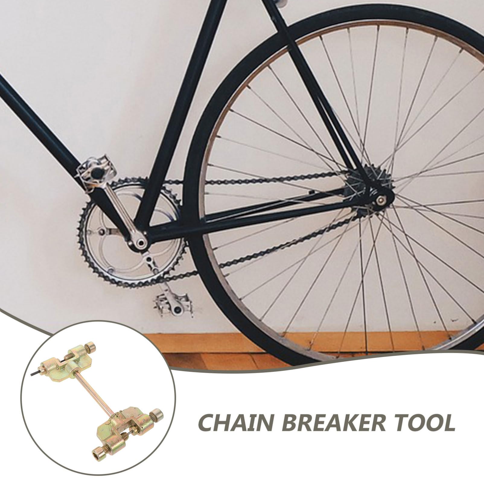 Vaguelly Chain Splitter Bike Motorcycle Chain Tool Multifunctional Breaker Chain Color Universal Disassemble Chain Tool Bicycle Bicycles Chain Tool Chain Link Removal Tool Zinc Alloy Golden