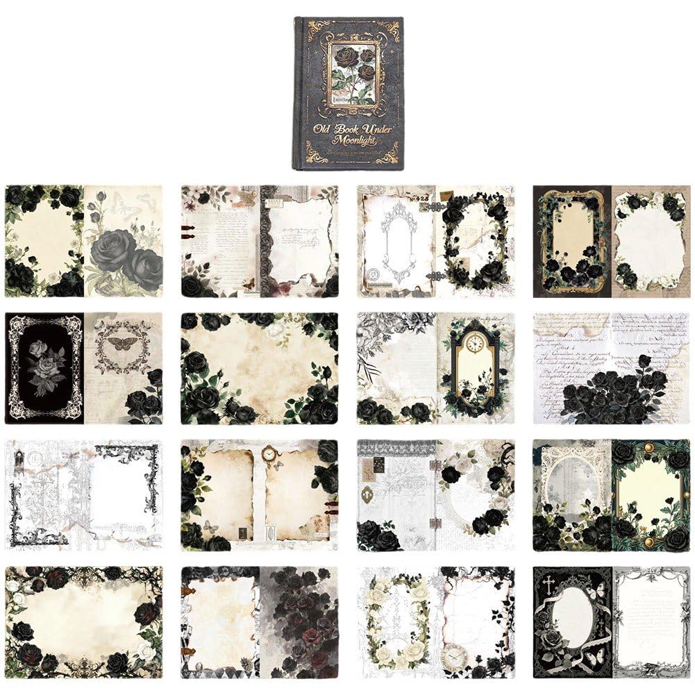 Sslvya Vintage Journal Notebook, European Hardcover Journals, Travel Journal for Writing Art Sketchbook, Diary Journals for Women Men