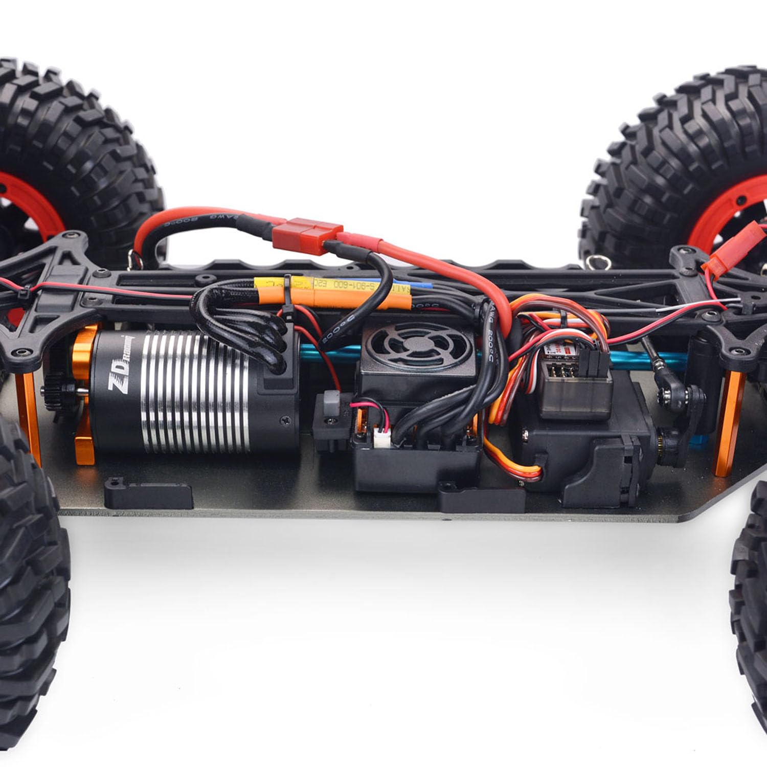 TOUCAN RC HOBBY Racing 1/10 DBX 104 Coche todoterreno teledirigido versión con neumáticos de repuesto 4WD eléctrico RC coche de carreras desértico, amortiguador de aceite de metal