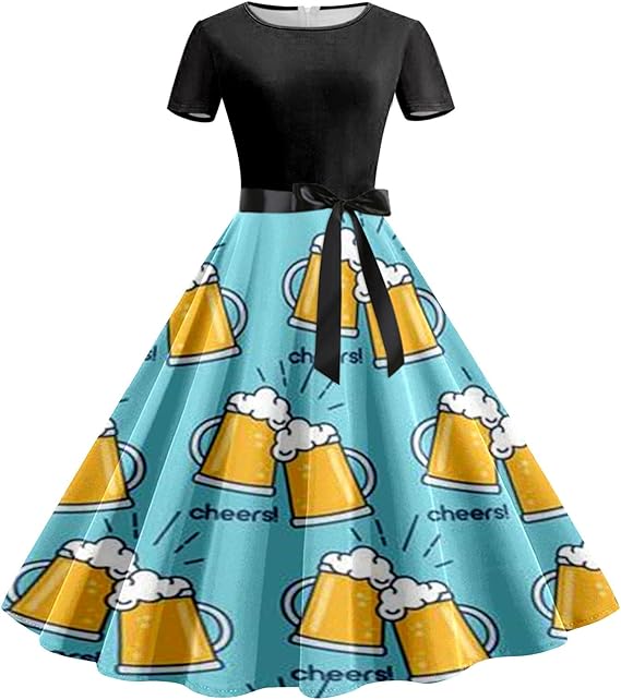 Robe Dirndl Pour Fee - Fête De La Bière - Élégante Robe