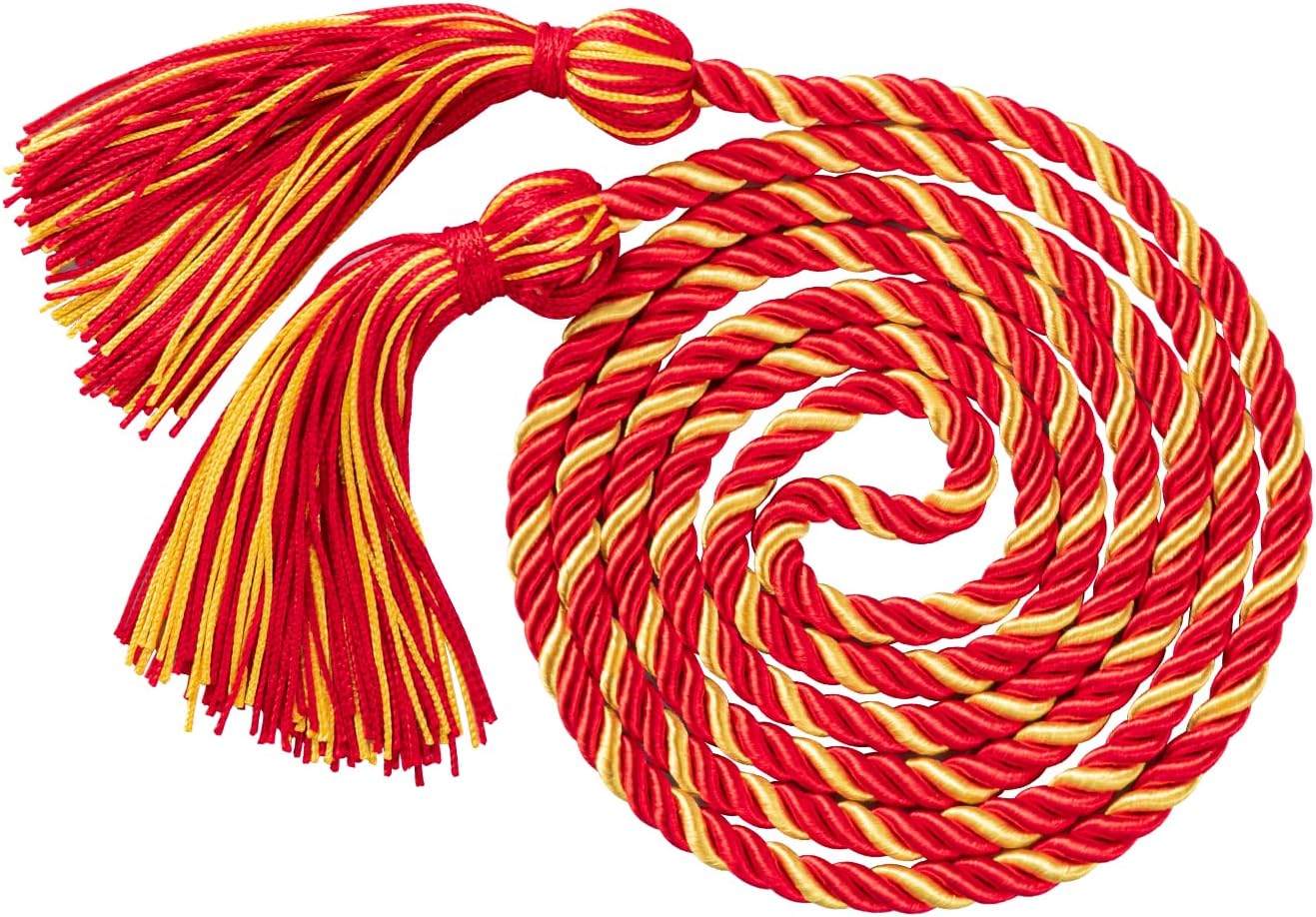 Angelhood Graduation Honor Cords 68" (Gold, 2)