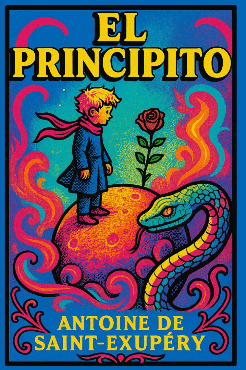 El Principito: Edición ilustrada | Libro infantil y juvenil | Cuento clásico sobre emociones, valores y aprendizaje vital (Ediciones Oscuras)