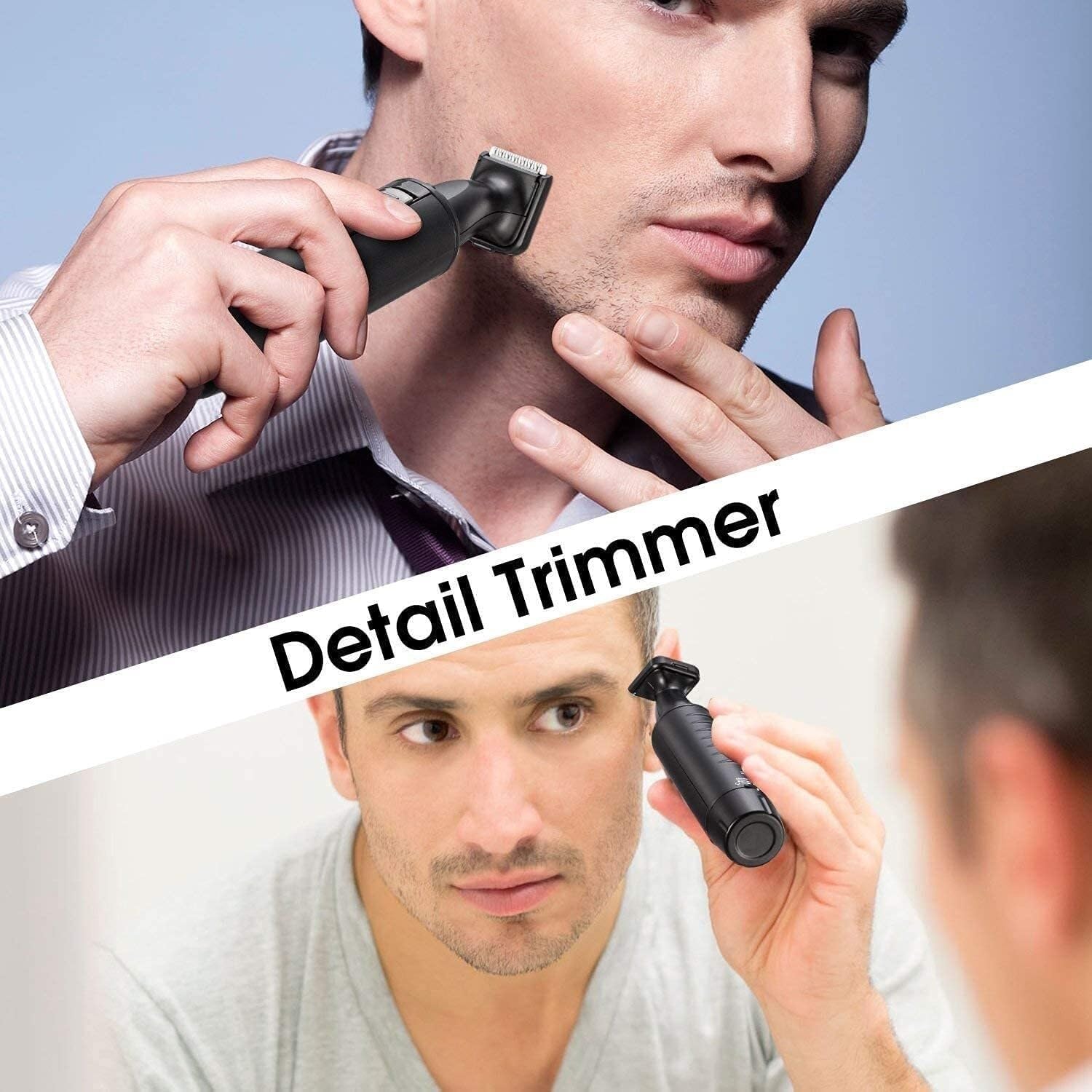 Ohr- und Nasenhaartrimmer für Männer, Professionelles USB-wiederaufladbares Nasenloch-Nasenhaar-Reinigungssystem, leichte wasserdichte Nasenhaarschneidemaschine für Frauen