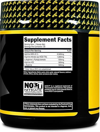 Miniatura 4 de Primaforce Polvo complejo de L-arginina (30 porciones por botella  Mango de melocotón) Potente suplemento de construcción de proteínas para obtener