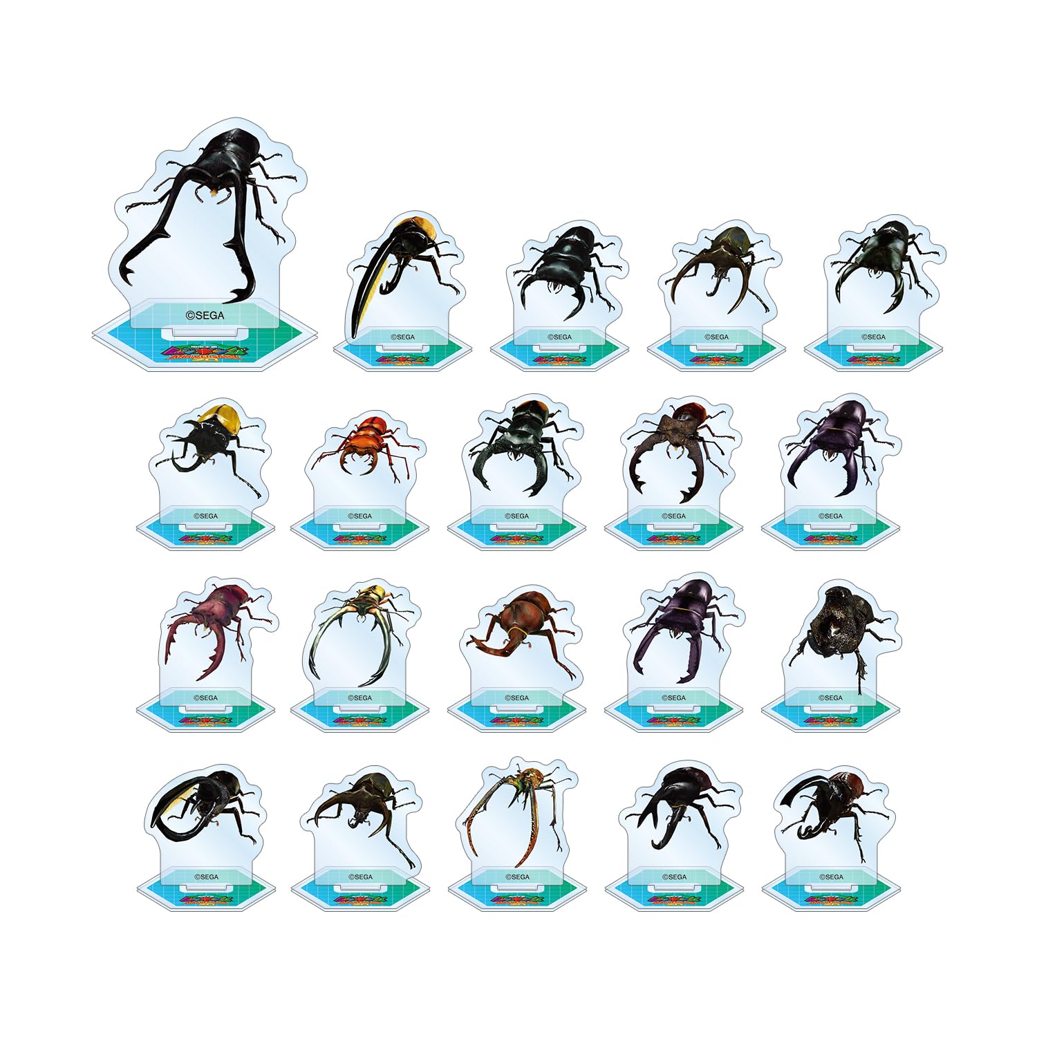Amazon.co.jp: 甲虫王者ムシキング トレーディングミニアクリル