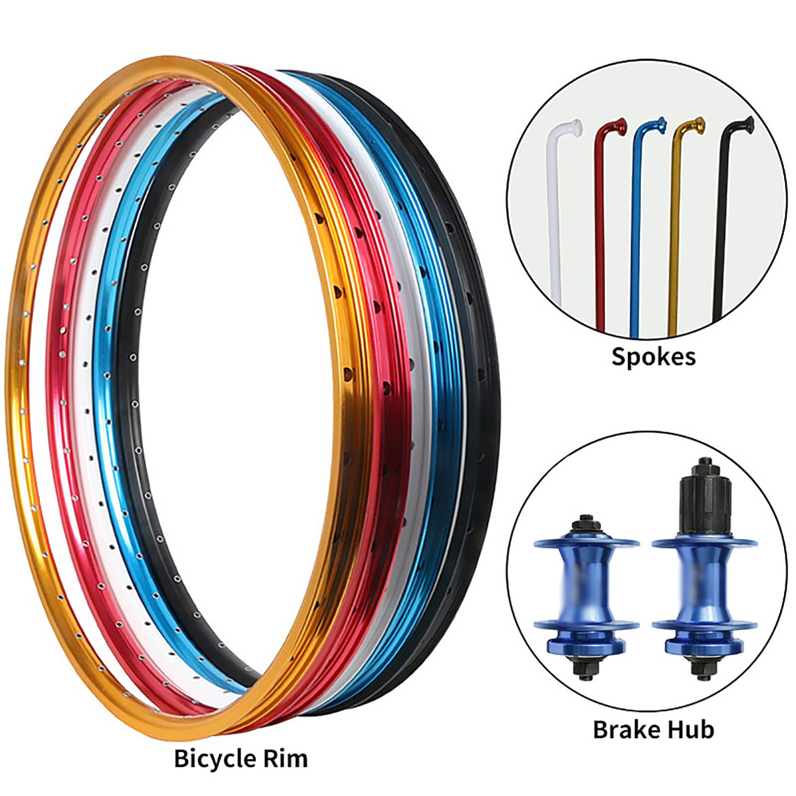 Amazon | マウンテンバイクホイールセット26インチ、アルミニウム合金