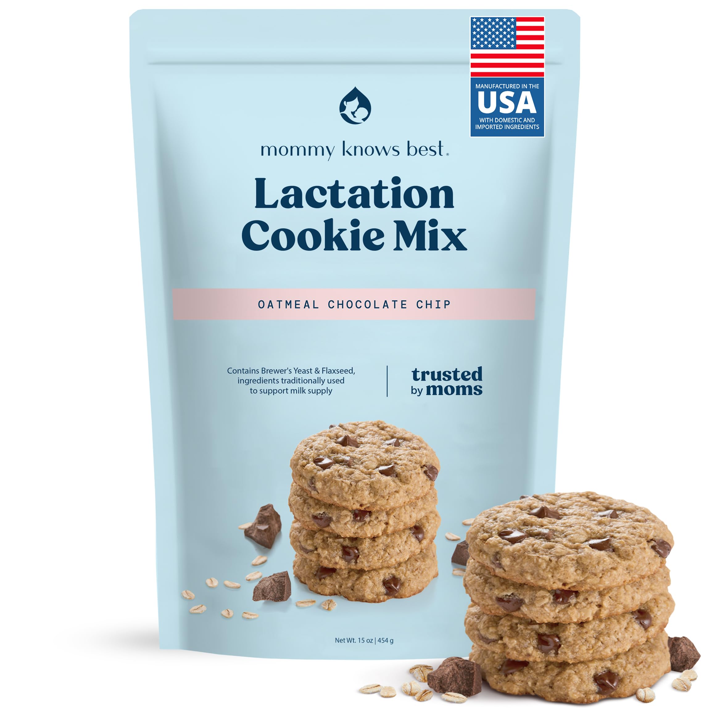 Mommy Knows Best Lactation Cookie Mix with Blessed Thistle - Formulated with Key Ingredients To Help Boost and Support Breast Milk Supply In Nursing Mothers