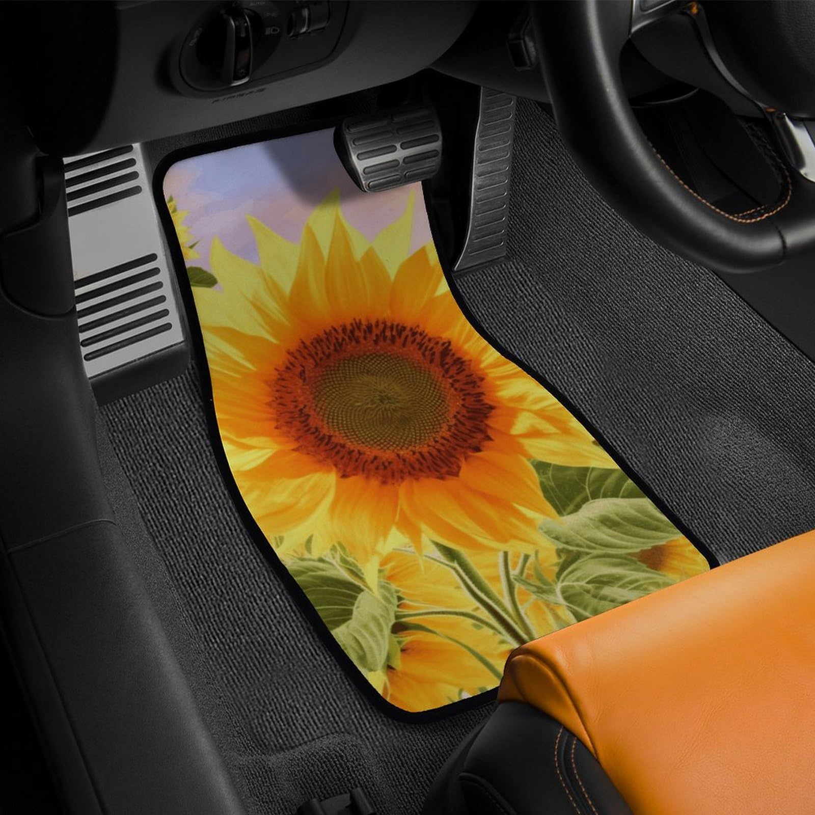 4 tappetini per auto, resistenti, antiscivolo, facili da pulire, adatti per la maggior parte delle auto, per tutte le stagioni, universali, adatti per SUV, berline e camion
