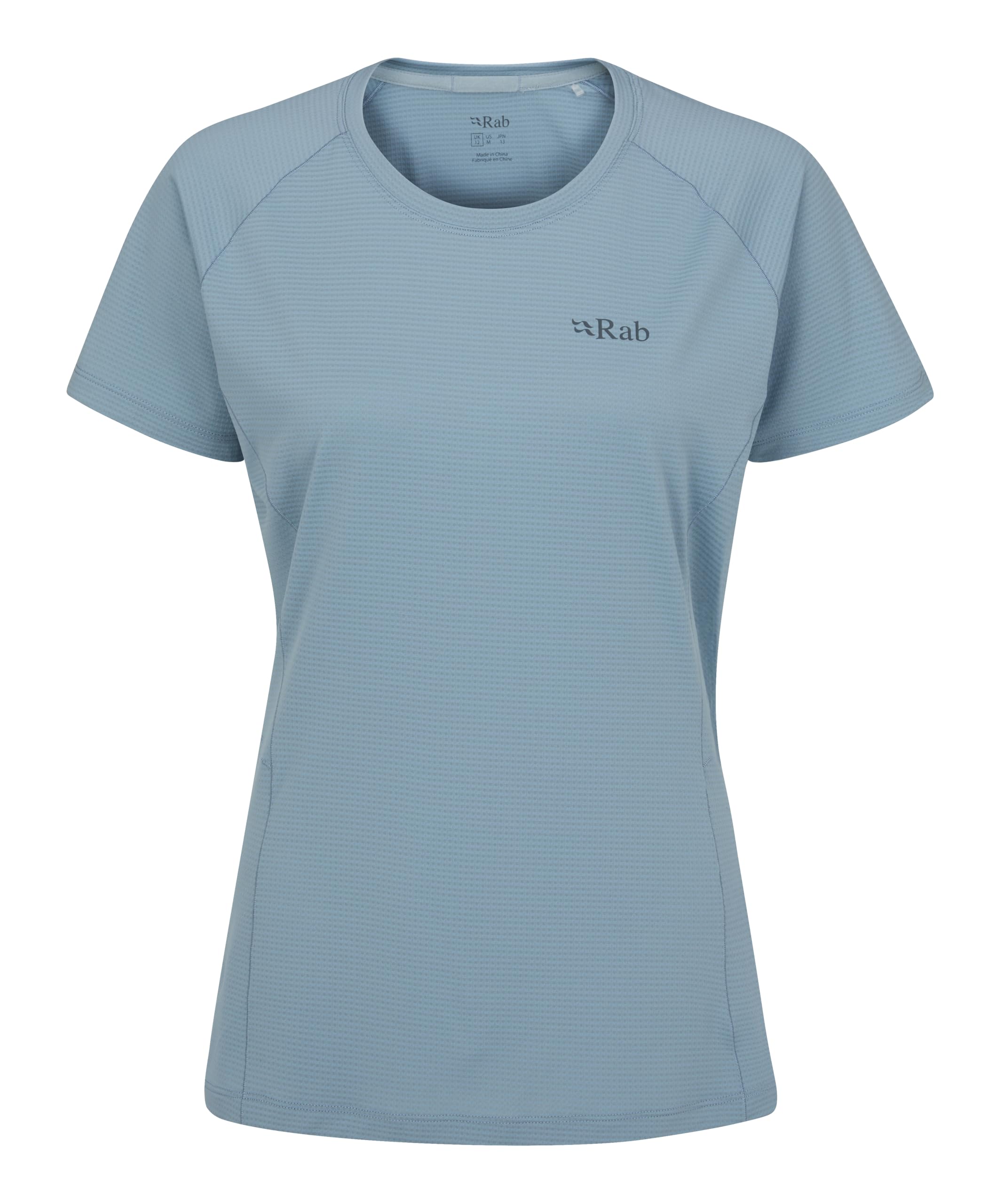 Rab Women’s Sonic Tee Lightweight Breathable Short-Sleeve T-Shirt for Trail Running & Hiking - Citadel - Large