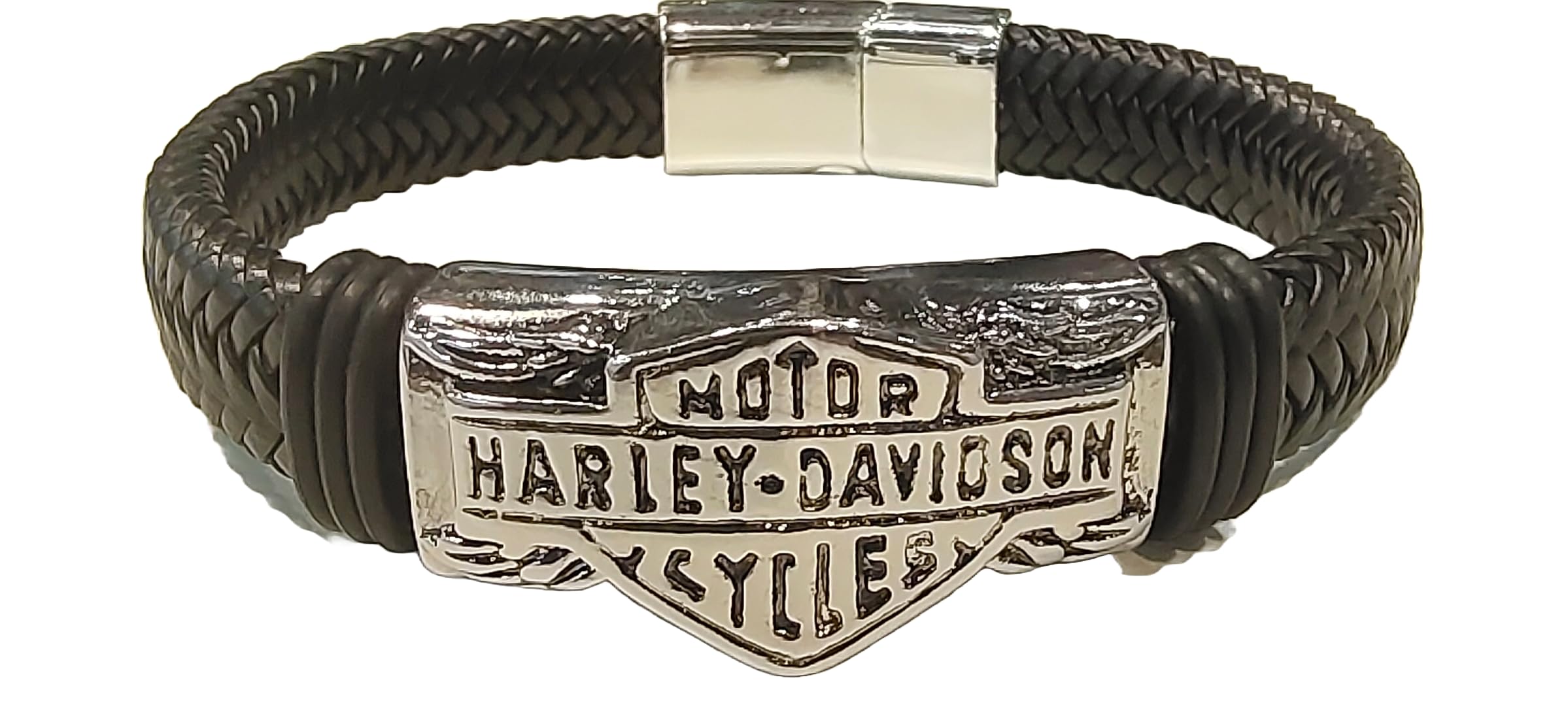 See full amazon price history chart for AAKIBEE Men Leather Bracelet Stylish Latest Fashion Genuine Leather Hand Made with Stainless Steel Designer HARLEY DAVIDSON Front Face and Magnetic Clasp AAKIBEE Men Leather Bracelet Stylish Latest Fashion Genuine Leather Hand Made with Stainless Steel Designer HARLEY DAVIDSON Front Face and Magnetic Clasp (B0CSBK75CQ) Amazon Price History, Amazon Price Tracker