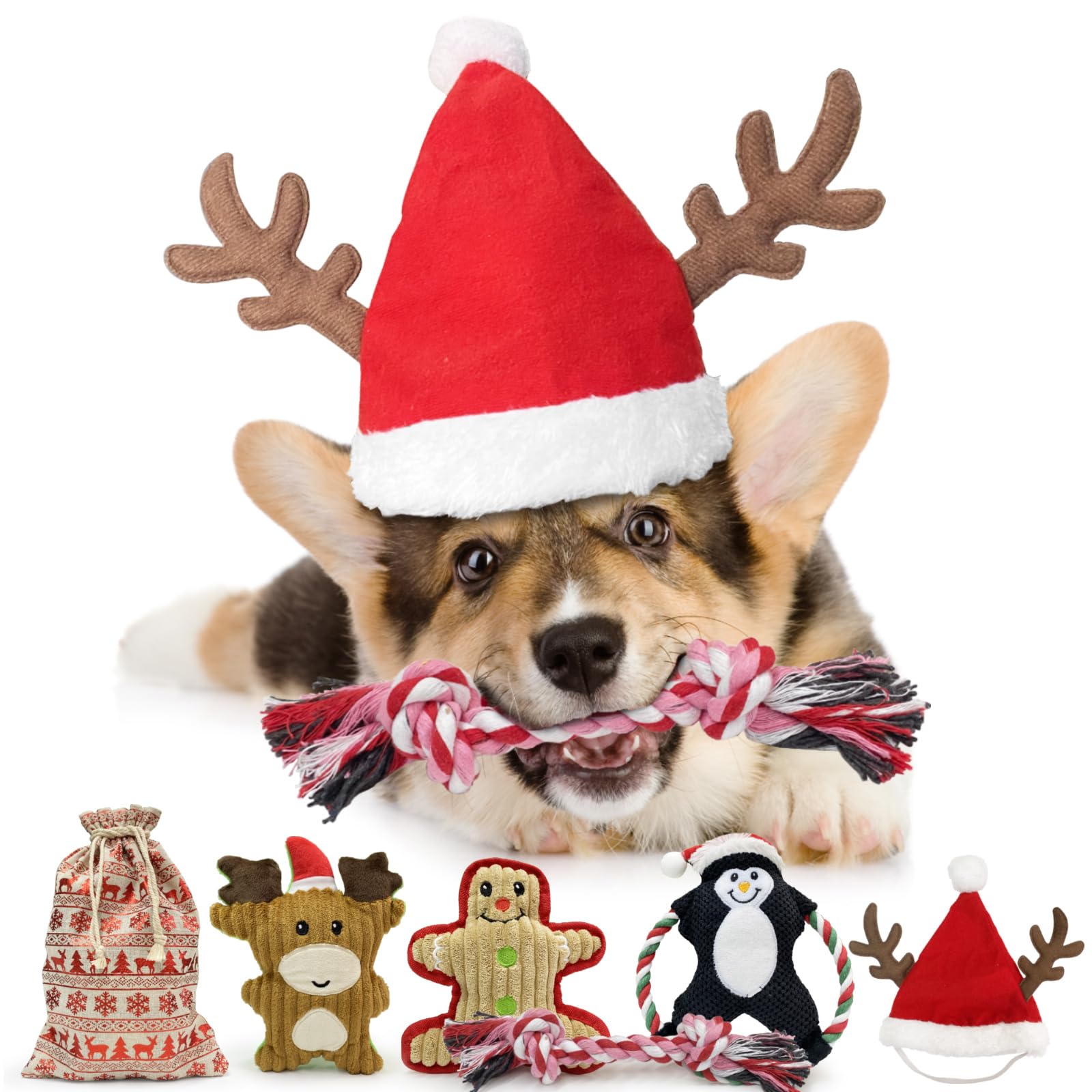 ペット クリスマス 犬おもちゃ 噛むおもちゃ 音の出るおもちゃ 犬ロープ Amazon | 犬おもちゃ 犬噛むロープ 音の出るおもちゃ イヌ噛む